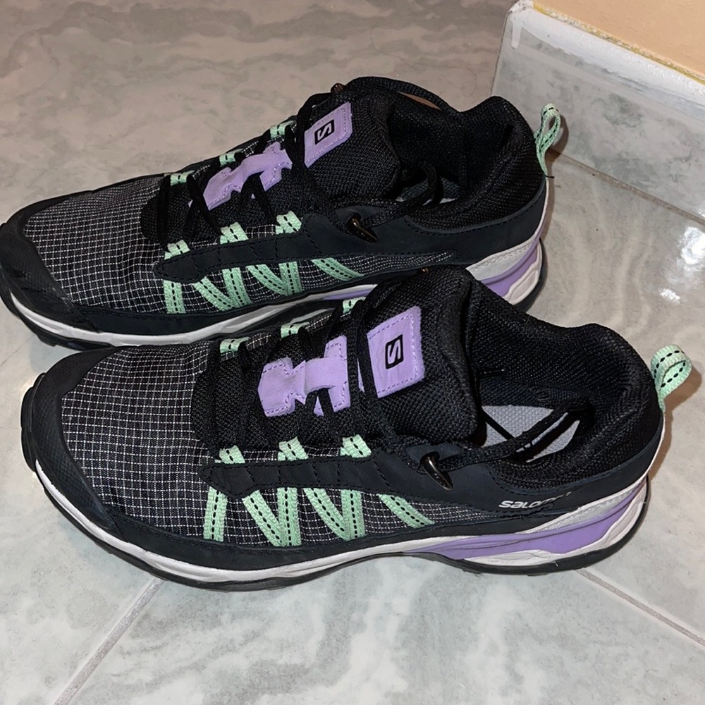 Salomon Black Mint Lavender Women's Sneakers